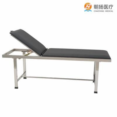 Hydro / Hospital / Clinic Back Adjustable Stainless Steel Ultrasound Therapy Examination Table