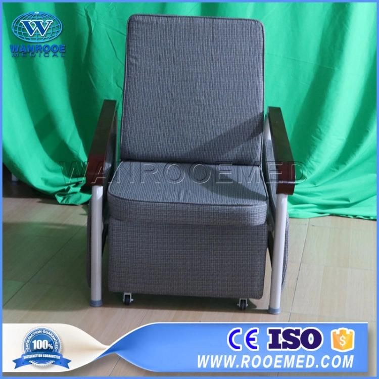 Bhc004A Hospital Infusion Blood Donation Adjustable Transfusion Chair with IV Drop Stand