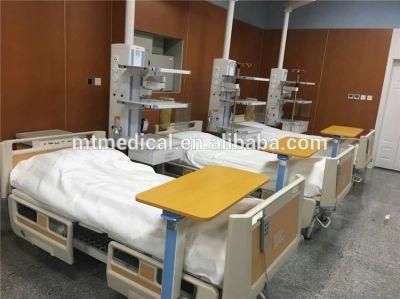 Mt Medical High Quality Manual and Electric Hospital Bed with Wheels and Sides