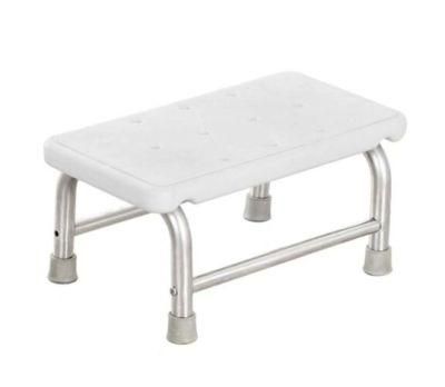 Mn-Fs001 Hospital Furniture High Quality Stainless Steel Double Step Footstool