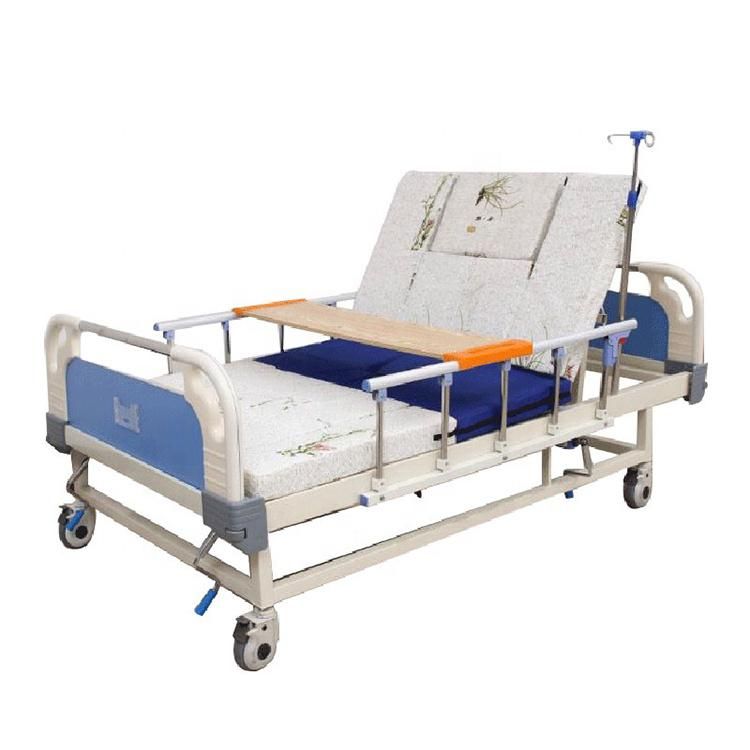 Cheap Pirce Nursing Hospital Multifunction Home Care Bed Falt Manual Homecare Bed Without Wheel