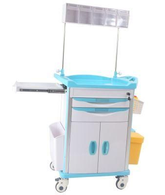 China ABS Medical Anesthesia Hospital Cart Anesthesia Trolley