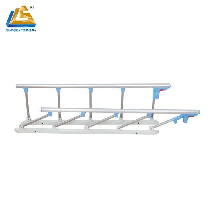 Four Column Aluminum Side Rail for Manual Hospital Bed with CE Aprove