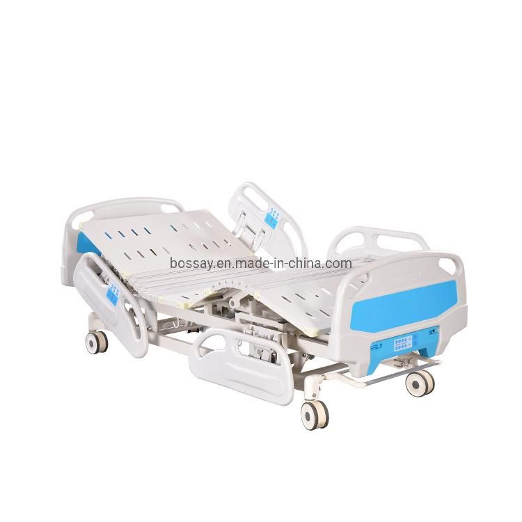 5 Function and Five Position Metal Mobile Patient Hospital Bed