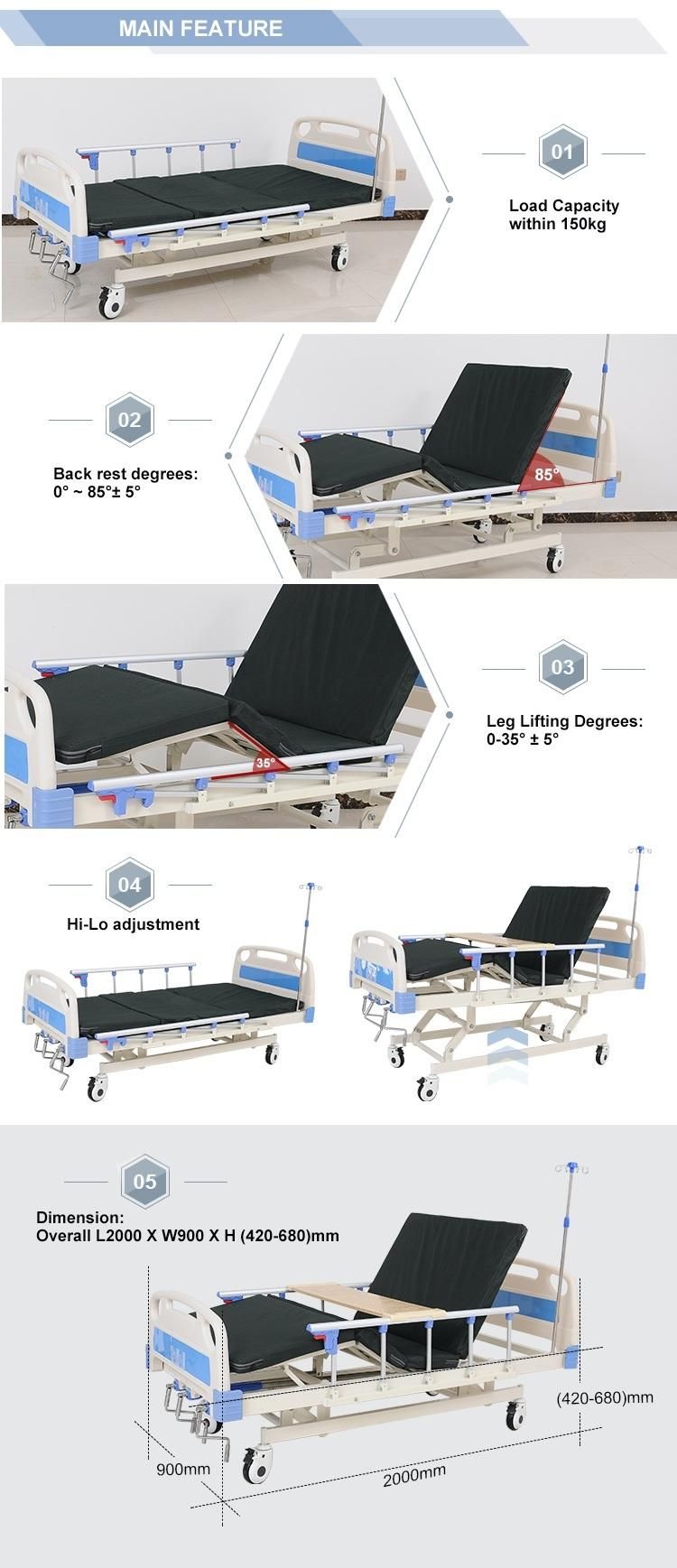 2022 Three Functions Manaul Hospital Nursing Bed