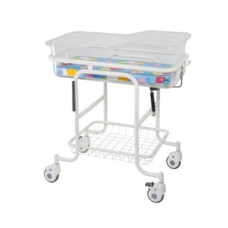 Hospital Device Stainless Steel Baby Trolley