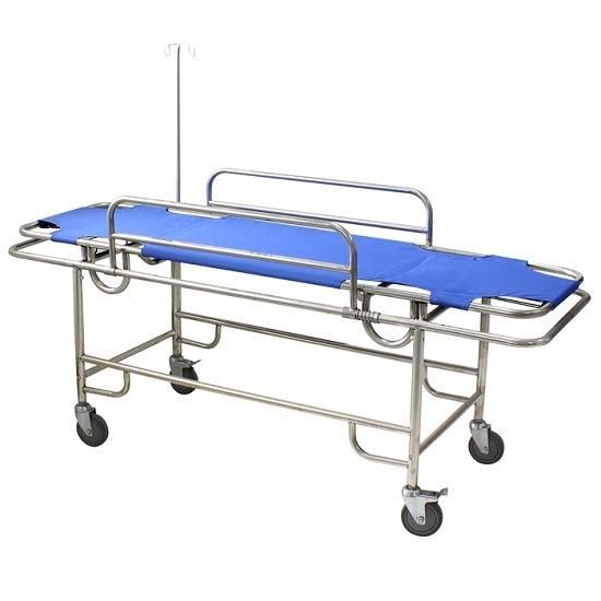 Hospital Stainless Steel Foldable Emergency Rescue Bed / Stretcher (RC-B3)