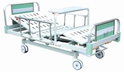 (MS-M230A) Two Cranks Manual Hospital Folding Bed ICU Patient Bed