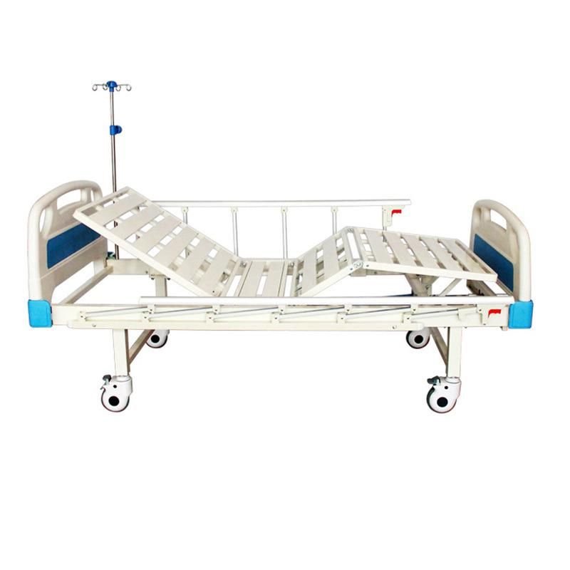 Manufacturers Double Shake Hospital Bed Two Functions Nursing Bed