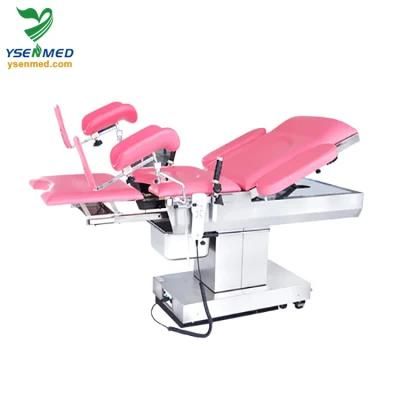 Ysot-2e Medical Equipment Electric Stainless Steel Obstetric Delivery Table