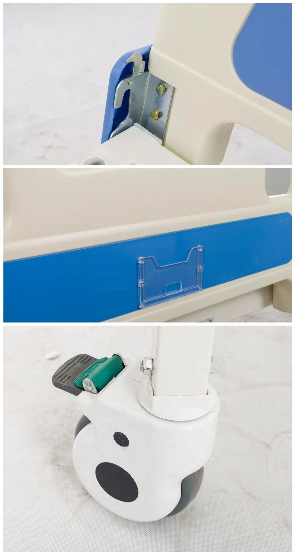 ABS Engineering Plastics ABS Guardrail Design Using a Damper Device to Control Speed and Noise Hospital Homecare Bed for Patient