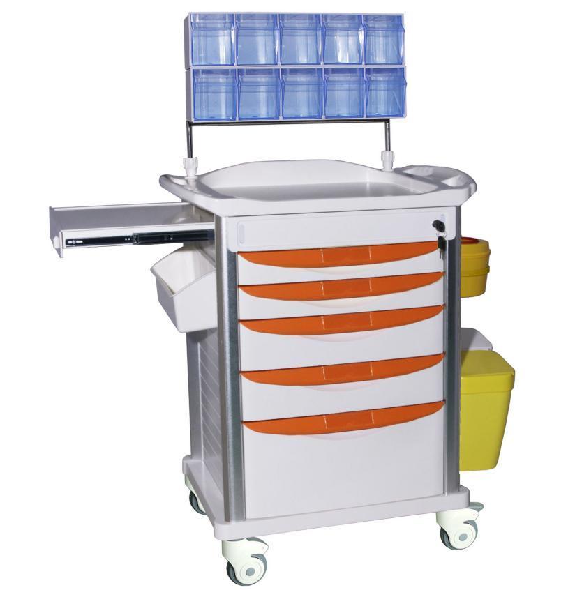 Medical Cart Medical Trolley Surgical Trolley with Drawers Medical Furniture Hospital Supply Anesthesia Cart Related Cart Trolley Surgical Instrument