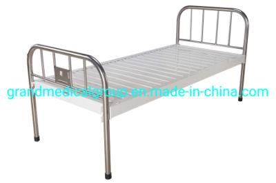 Cheap Price Stainless Head Strip Type Double Shake Hospital Patient Bed