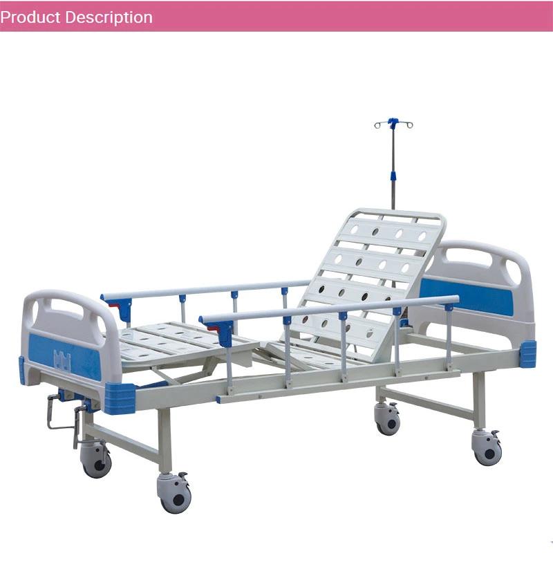 Multi-Functional Manual Medical Home Hospital Nursing Bed