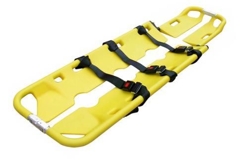 Outdoor Emergency Patient Transfer Separable Type Folding Plastic Carbon Fiber Scoop Stretcher