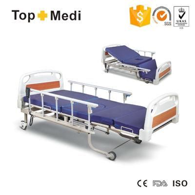 Ce ABS Clinic Metal Adjustable Patient Nursing Care Hospital Bed