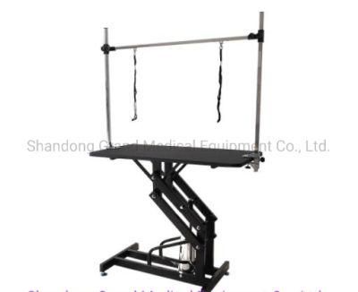 The Most Popular Cost-Effective Electric Lifting Pet Equipment Black Color Pet Grooming Table for Pet Cleaning