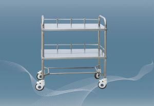 B15 Hospital Stainless Steel Medical Trolley Portable