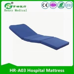 CE/ISO Medical 4 Folding Patient Bed Mattress /Foam Waterproof Mattress