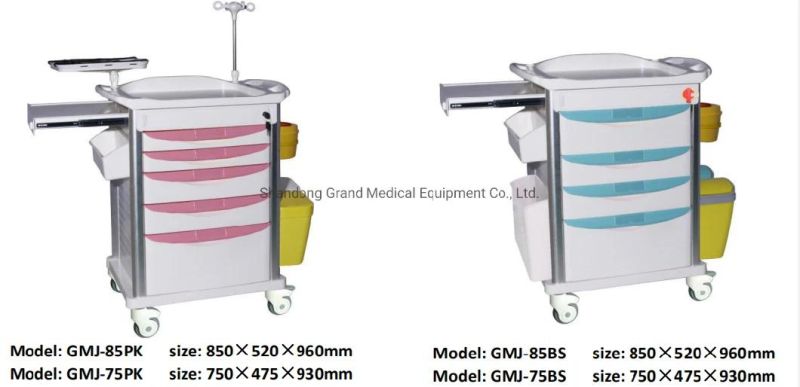 Grand Manufacturer Surgical Stainless Steel Instrument Cabinet Hospital Medical Instrument Cabinet with Wheel