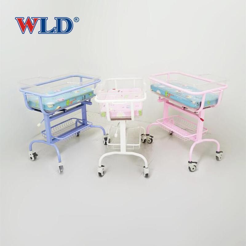 Children Pediatric New-Born Mobile Medical Infant Hospital Bed