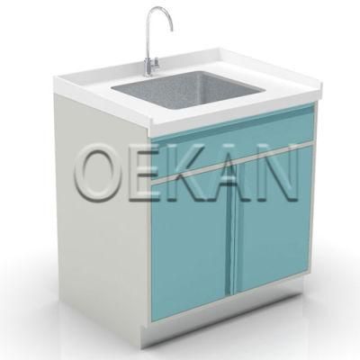 Oekan Hospital Furniture Stainless Steel Storage Cabinet with Wasking Tank