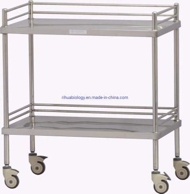 Hospital Stainless Steel Frame Made in China Instrument Cart