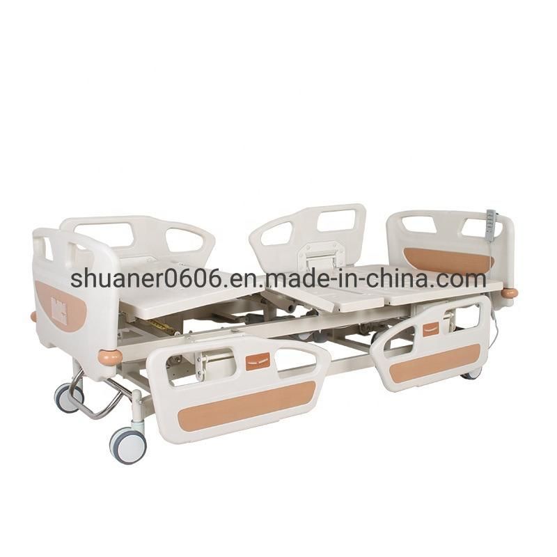 Hospital Furniture Medical Instrument Three Function Electrica Hospital Bed ICU Bed