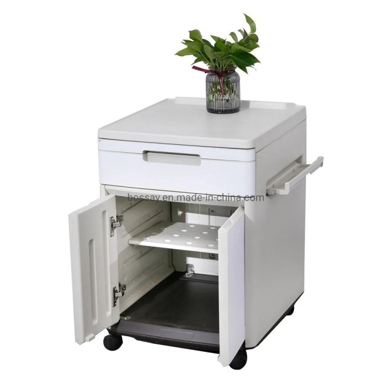 Hospital Furniture Bedside Table Nightstand ABS Cabinet