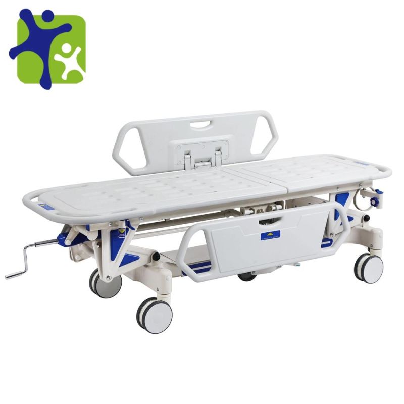 Hot Sell Clinic Hospital Manual Transfer Stretcher Emergency Bed