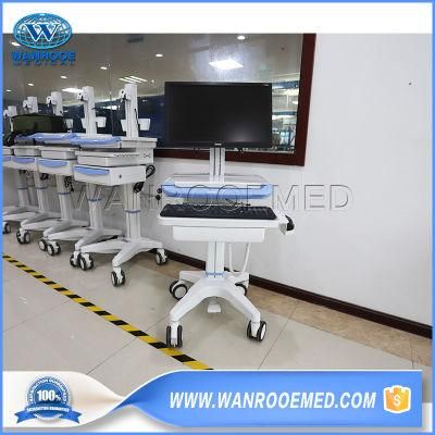Bwt-001n Medical Isolation Wards Doctor Workstation Trolley Patient Room Crash Cart with Display