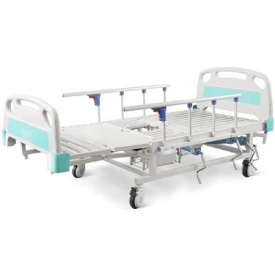 Sk-A07 Metal Crank Medical Manual Hospital Bed