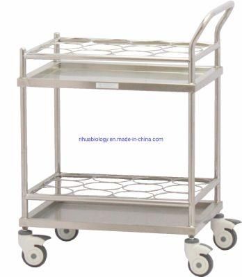 Hospital Stainless Steel Water Bottle Trolley&#160; &#160; &#160;