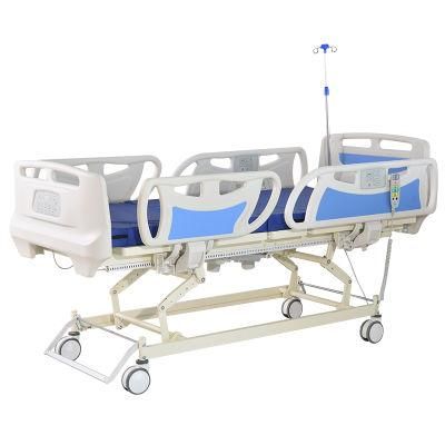 Electric ICU Hospital Bed with CPR Control Panel Multifunction Electric Intensive Care Medical Bed