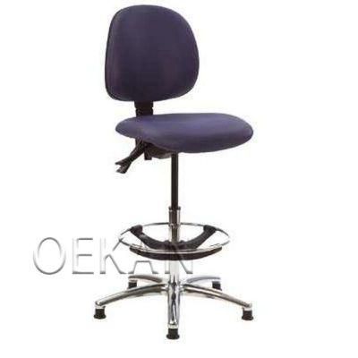 Hospital Height Adjustable Stainless Steel Reception Nursing Stool Clinic Doctor Revolving Chair