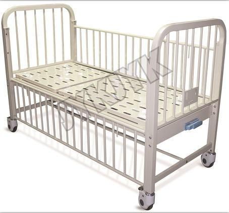 Stainless Steel High Rail Hospital Bed for Children