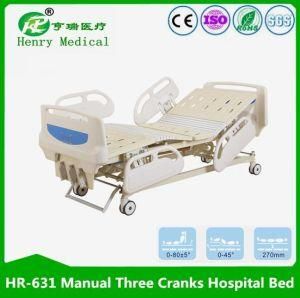 Three Function Manual Bed/3 Cranks Patient (HR-631)