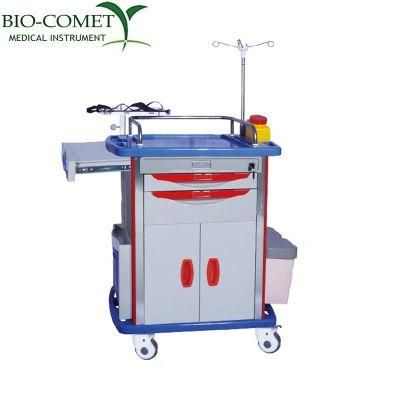 Hospital Medical Emergency Folding Tool Equipment Trolley