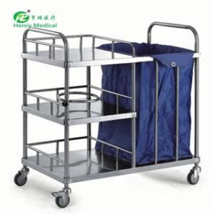 Hospital Stainless Steel Instrument Trolley Dressing Trolley (HR-423)