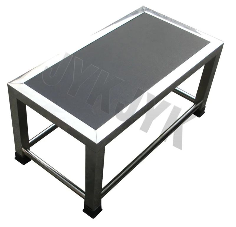 Stainless Steel Footstool with Single Steps