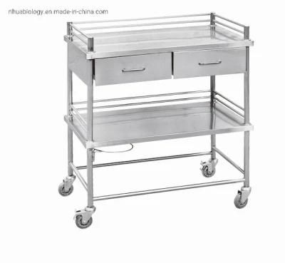 Rh-CRC18 Hospital Stainless Steel Treatment Cart