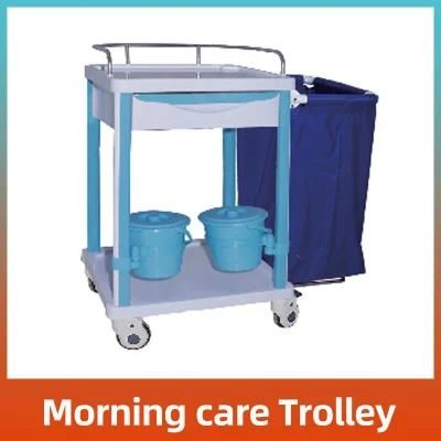 Plastic Morning Care Medical Trolley Cart Hot Sale Best Quality ABS Hospital Trolley Hospital Furniture