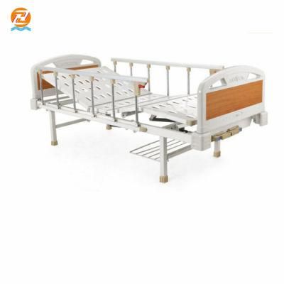 Factory Adjustable Clinic Bed Examination Hospital Patient Bed Prices 2 Crank Manual Medical Couch Bed