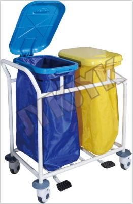 Coated Steel Waste Collectiong Trolley