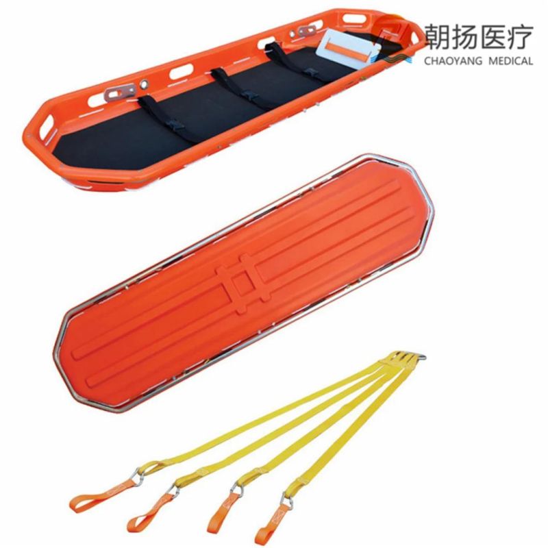 Medical Products Marine Transport Plastic Rescue Emergency Folding Boat Basket Stretcher for Sale Cy-F603