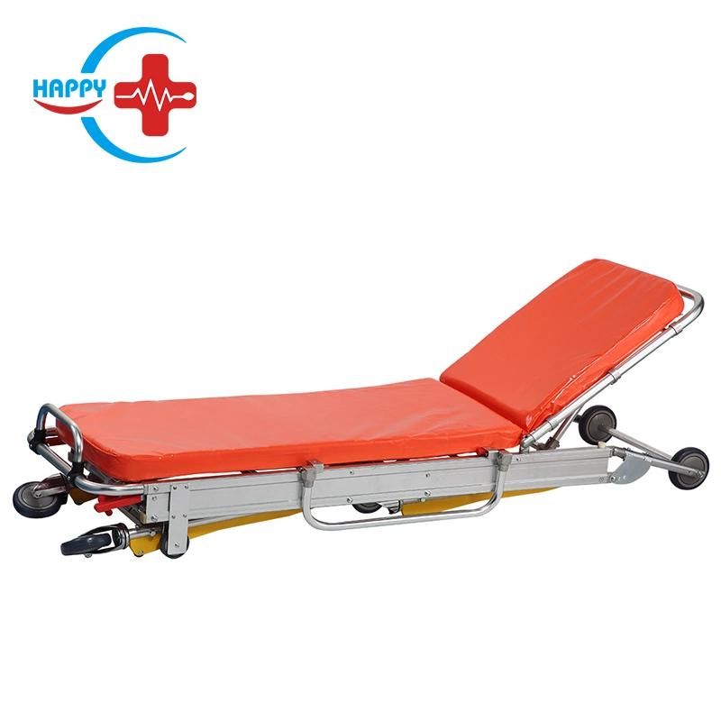 Factory Supplies Quality Foldable Aluminum Ambulance Stretcher