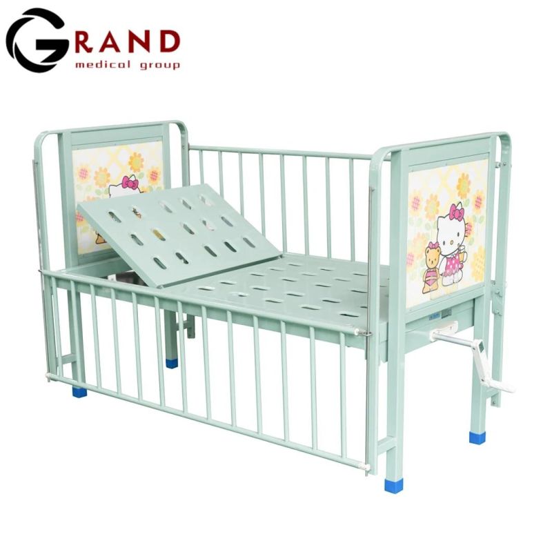 Hospital Bed Medical Table High Quality Single Crank Medical Beds for Children Good Equipment Pediatrics Hospital Beds on Sale