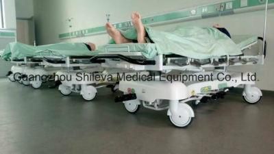 Medical Ambulance Stainless Steel Patient Transfer Emergency Stretcher