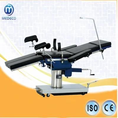 Hospital Instrument Operating Table Sugical Operation Bed Manual Hydraulic Ajudstable Tilt Bed