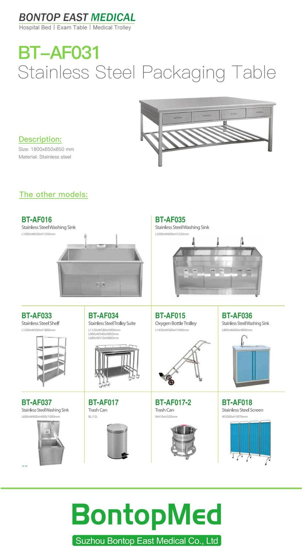 Manufacturer Hospital Stainless Steel Medical Instrument Pharmacy Packaging Table